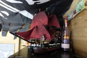 Can't be a pirate bar without a pirate ship of shed - Calico Roasts, Warwickshire
