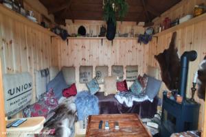 Inside of shed - The Parlour @The Lady Shed, Lincolnshire