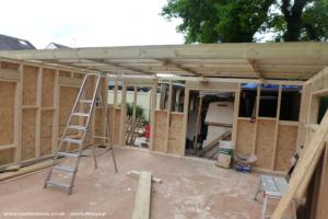 roofing of shed - The Yoga Cabin, Essex