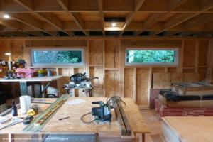 Temporary Workshop of shed - The Yoga Cabin, Essex