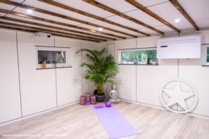 Internal of shed - The Yoga Cabin, Essex