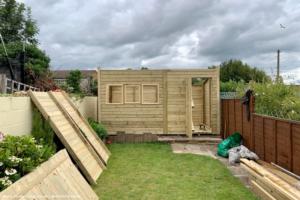 The Build of shed - The Hairy Lemon, Gloucestershire