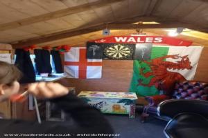 Darts night with the kids of shed - Thebarwithnoname , Kent