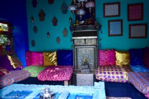 Moroccan seating of shed - Arabian Nights, Greater London