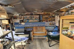 inside of shed - Richard's 1991 University Man Cave, Greater Manchester