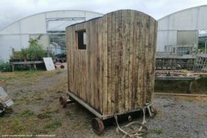 Nearly finished of shed - The loo, Devon