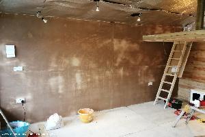 Just finished plastering, thanks Nay! The one job I'm not allowed to do because of the mess of shed - Cheeky monkeys , Nottinghamshire
