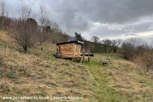 Perspective of shed - Ellie's Rest, Durham
