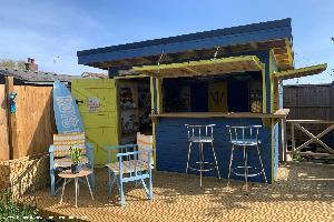 Front view of shed - Roy's Rum shop , Worcestershire