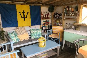 Inside of shed - Roy's Rum shop , Worcestershire