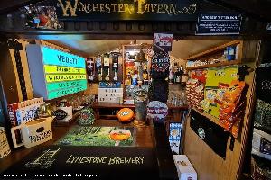 Behind the bar of shed - The winchester, Staffordshire