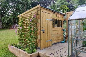 Front & Side of shed - Jodie, Denbighshire