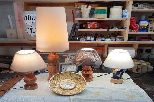 Various lamps of shed - The Office, Larnaca