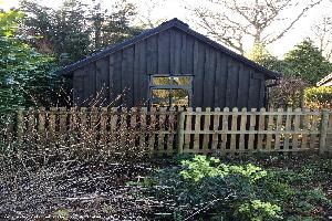Front elevation of shed - Contemplation Shed, Hampshire