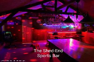Bar inside of shed - The Shed End, Monmouthshire