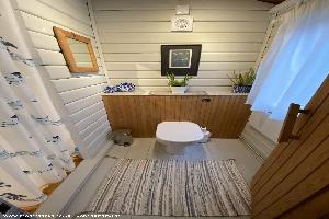 WC adjoining bathroom of shed - 1970's Chalet, Lincolnshire