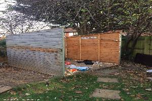 Dismounting of shed - Kian's Family Shed, Buckinghamshire