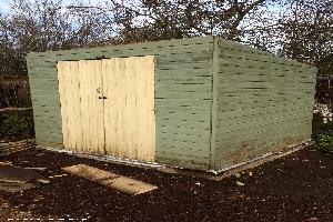 Front View before of shed - Kian's Family Shed, Buckinghamshire