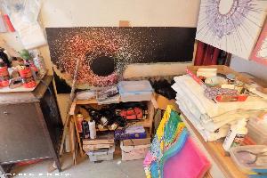 Inside of shed - My Studio Double Shed, Somerset