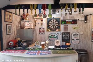The Bar of shed - AJ's, Hertfordshire