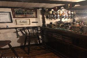 The Bar from left night of shed - Mick's Inn Sesh Pit, Cambridgeshire