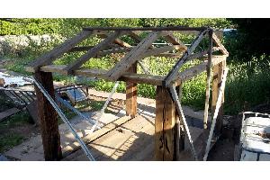 back framework of shed - Karioko, West Midlands