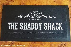 Personalised Beer Mat of shed - The Shabby Shack, Dorset