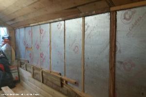 Insulation of shed - The Cabin, Durham
