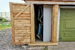 Side door for 8x4s of shed - The Skinny Shed , West Sussex