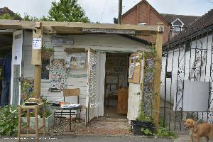 My tiny art gallery and shop of shed - Perfectly Imperfect, Dorset