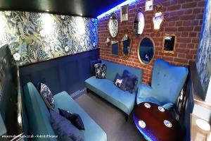 Seating Area of shed - The Blue Monkey, Norfolk