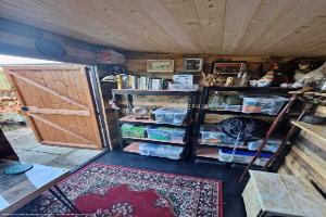 Inside of shed - The Bothy, Telford and Wrekin