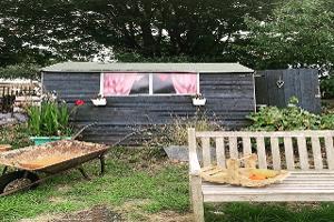 Front view of shed - Ethel, Kent