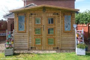 Outside Front of shed - The Dream Shed, North Lincolnshire