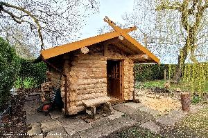cabin in spring of shed - Tim's Viking Cabin, Leicestershire