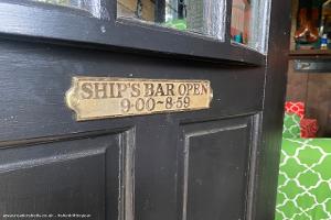 Open sign of shed - The Foxy Stoat, Berkshire