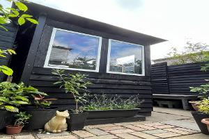 Front view of shed - Nook of Love, Greater London