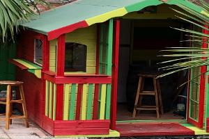 Front View of shed - C.C’s Rum ‘n’ Reggae Shack, Merseyside