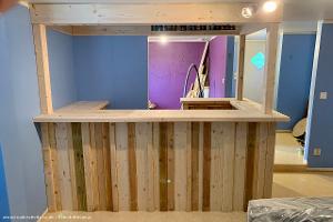 Bar build of shed - The Outhouse Inn, Sweden