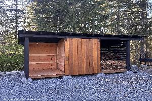 Photo 2 of shed - Firewood Shed with storage, USA