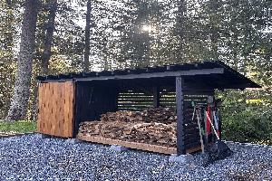 Photo 5 of shed - Firewood Shed with storage, USA
