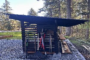 Photo 4 of shed - Firewood Shed with storage, USA