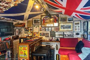 Inside of shed - The Garrison Bar Pubshed, Hampshire