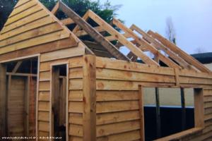 Making the roof of shed - Pop's Shed, Leicestershire