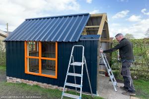 Being made 1 of shed - Calm Cabin, County Durham