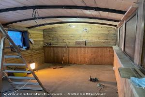 Start of shed - Willie ( box car), West Yorkshire