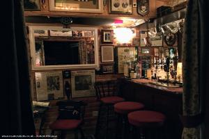 Night view of shed - The Bombardier Arms, Cumbria